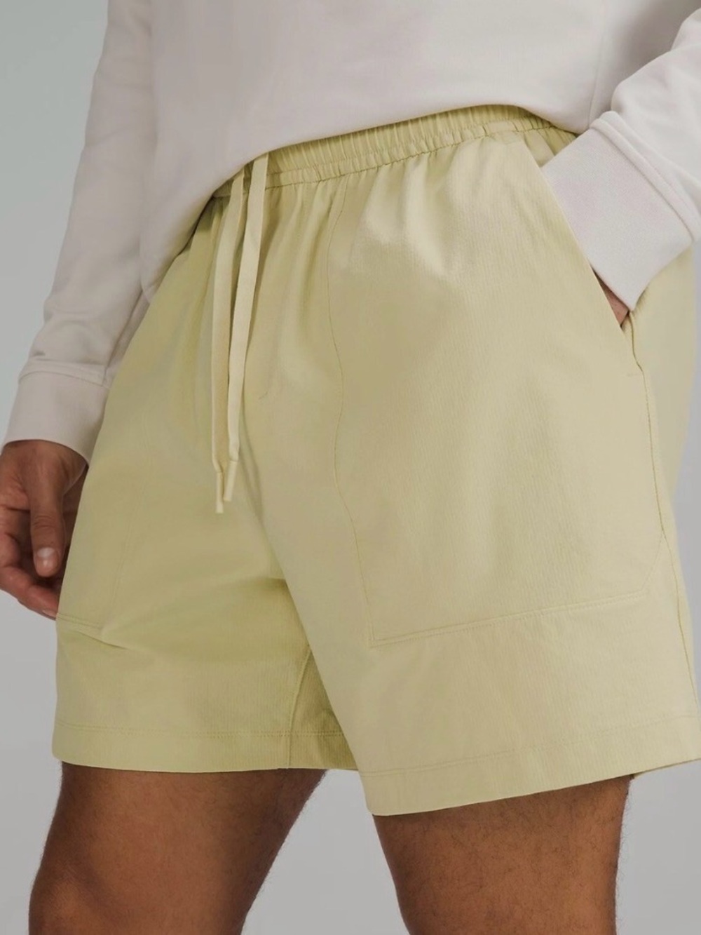 Men’s Lululemon Bowline Short 5" Finch Pale Yellow